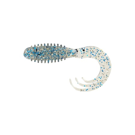 BIG BITE BAITS Triple Tip Grub - Tractor Green Soft Plastic Bait (10 Pack)